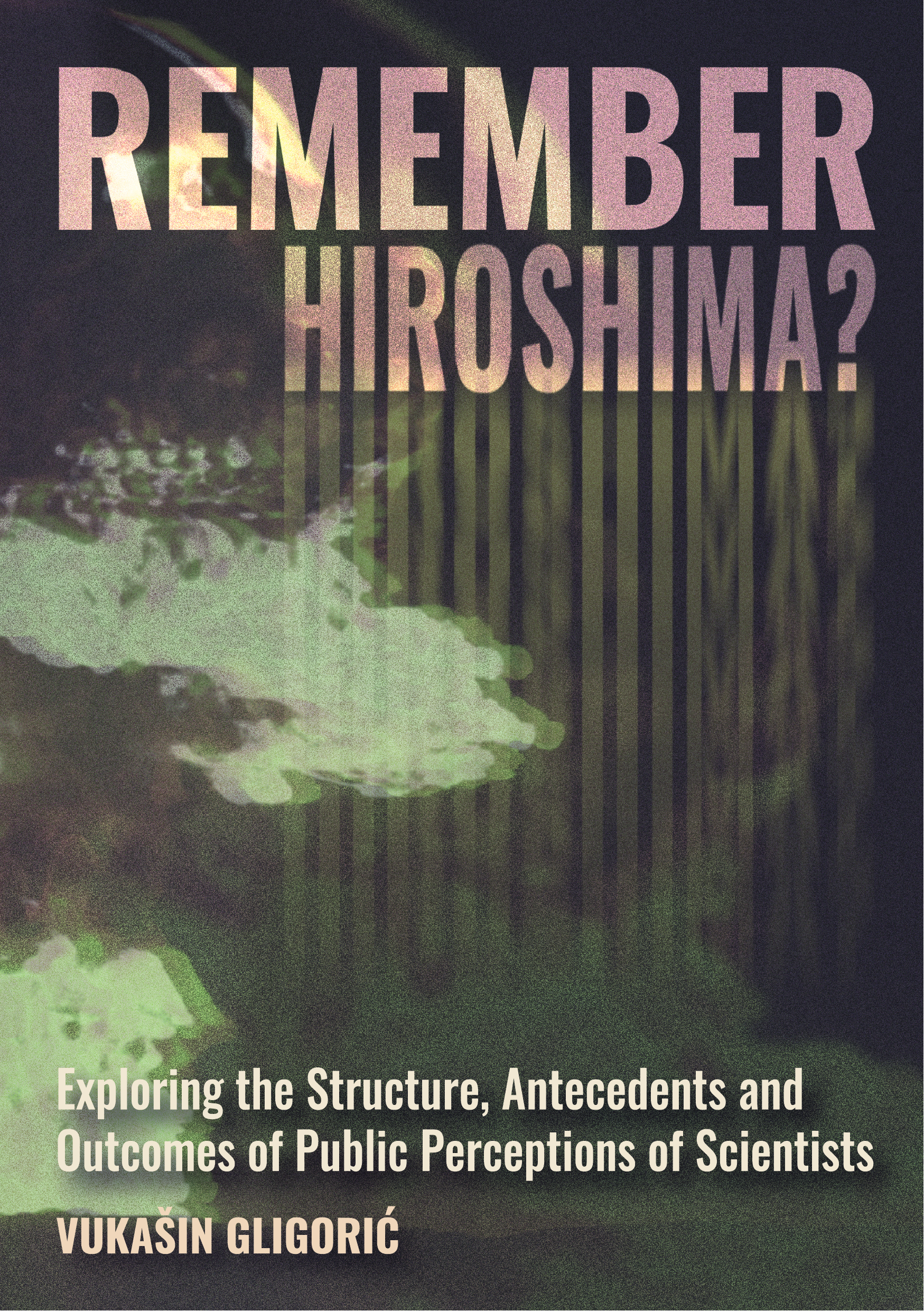 Cover of Vukašin Gligorić's PhD thesis